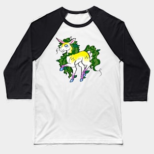 Bigender Watermelon Unicorn Baseball T-Shirt